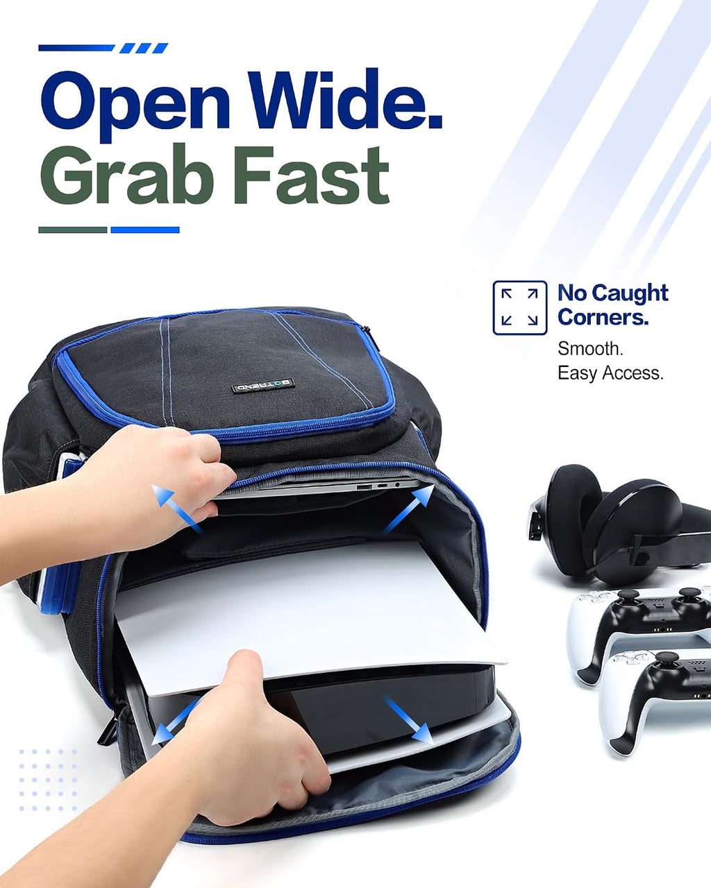 BGTREND Estuche de transporte para PS5, bolsa de consola de juegos con