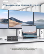 UtechSmart Estación de acoplamiento DisplayLink, estación de acoplamiento