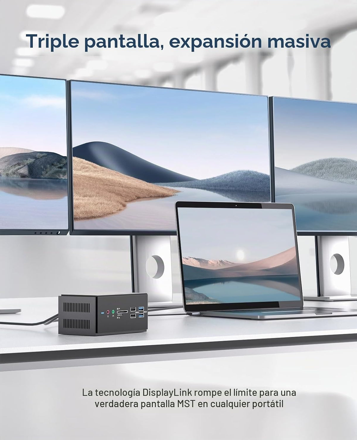 UtechSmart Estación de acoplamiento DisplayLink, estación de acoplamiento