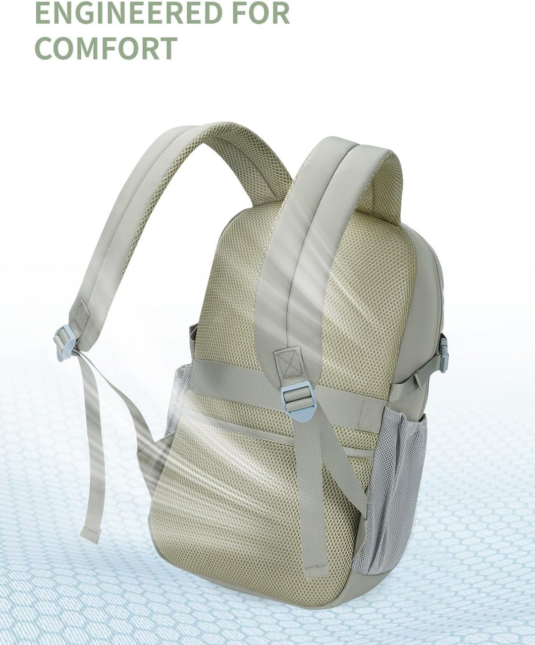 ECOHUB Mochilas para laptop de 17 pulgadas con compartimento para l...