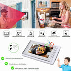 Sistema de intercomunicación video con cable, kit video del timbre