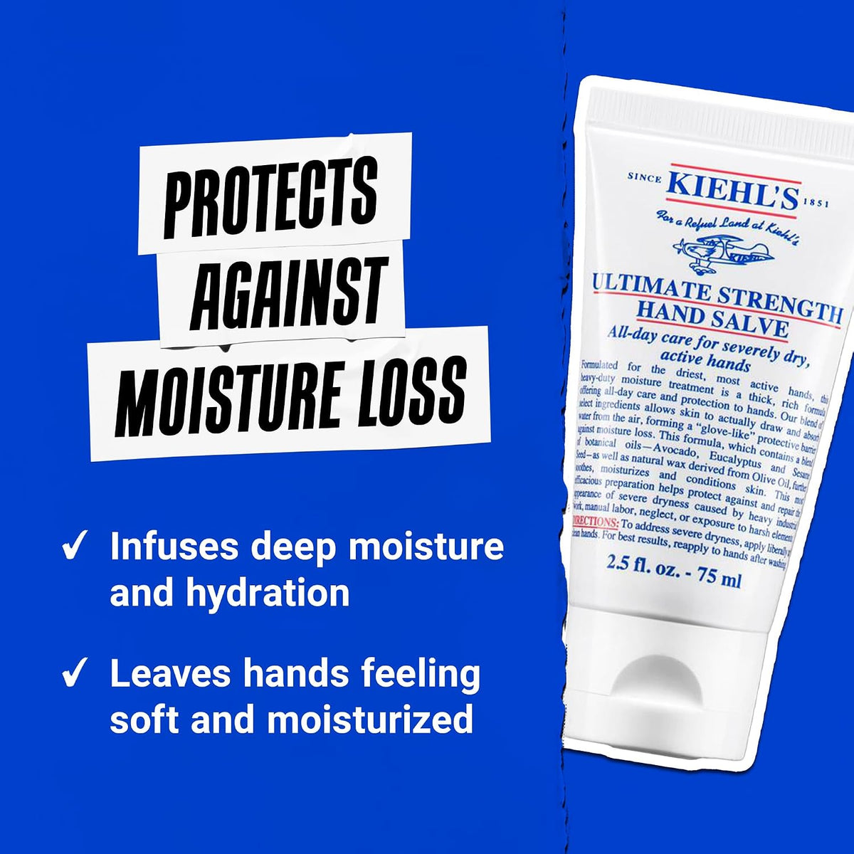 Kiehl's Bálsamo de Manos Ultimate Strength, loción de manos pro...