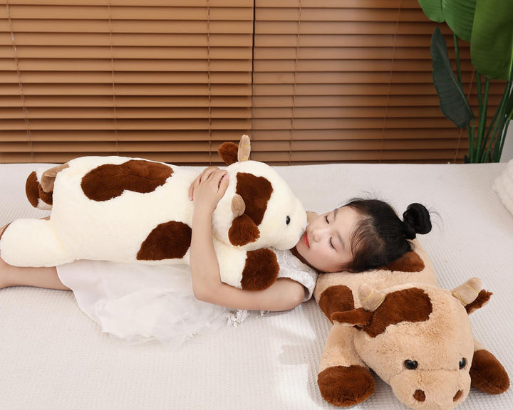 YESGIRL Animales de peluche con peso de vaca de 25.6 pulgadas, 5 li...