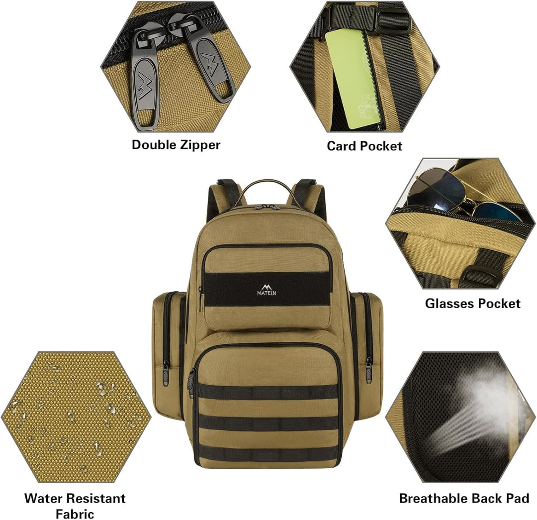 Mochila de almuerzo para hombre, mochila grande con aislamiento par...