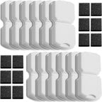Filtro de fuente oficial para gatos: 12 filtros de carbono y 12 filtros de espuma