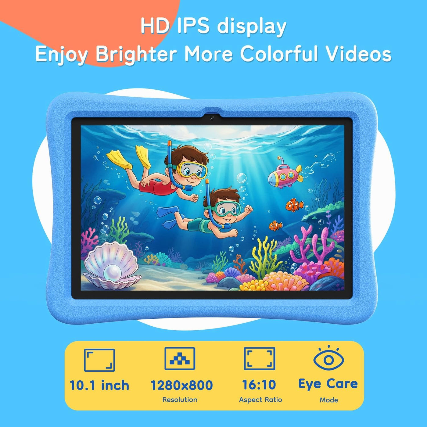 SVITOO Tableta para niños de 10 pulgadas, tabletas Android para niñ...