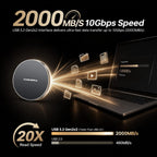 DIGIERA 1TB SSD Magnético Portátil, Unidades de Estado Sólido Externas con USB-C 3.2 Gen 2x2, Velocidad de hasta 2000MB/s, Compacto y Duradero, Compatible con iPhone 15/16 Serie y Otros Dispositivos