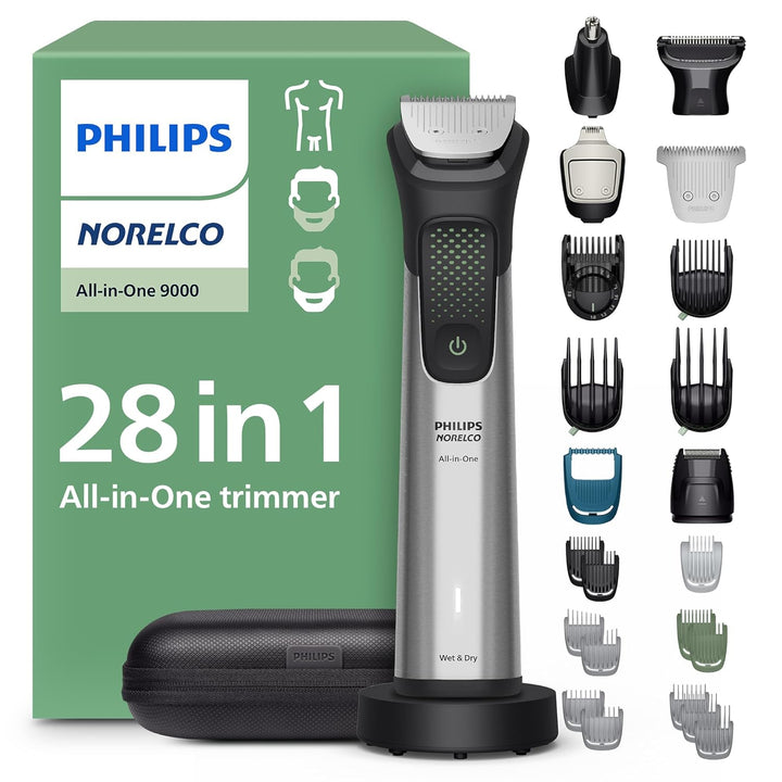 Norelco Philips Todo en Uno Serie 9000 Afeitadora Eléctrica y Corta...