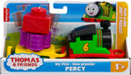 Thomas & Friends Juguete para niños pequeños My First Percy Tren de empuje con carga apilable para niños a partir de 18 meses