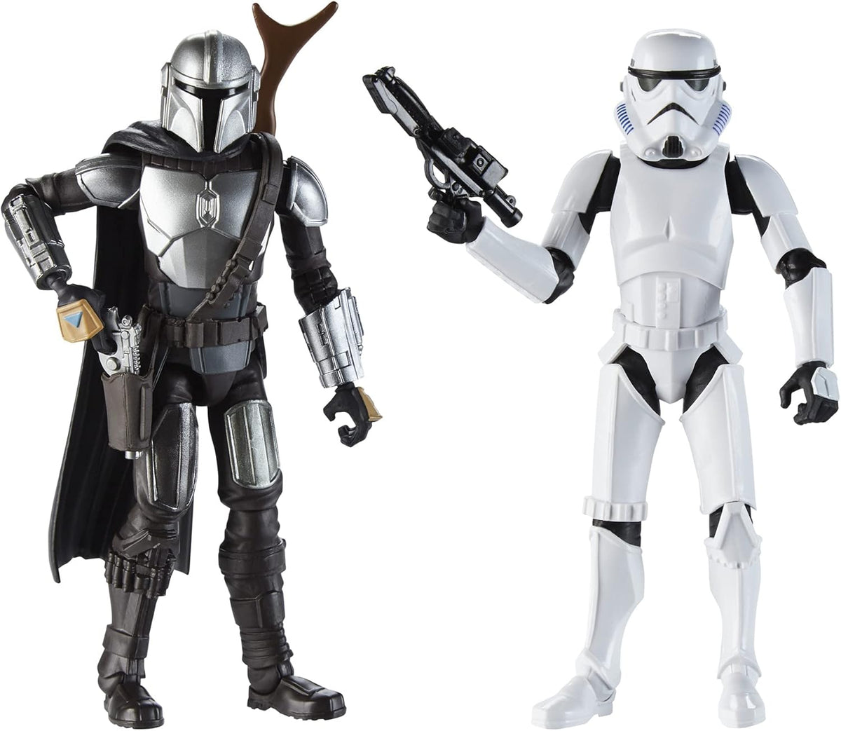 STAR WARS Galaxy of Adventures The Mandalorian - Figura a escala, Paquete de 2