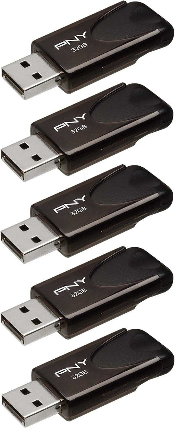 PNY, modelo Attaché 4 - Unidad de memoria flash USB 2.0 de 16 GB, N...