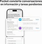Pocket Grabadora de voz AI, transcripción automática, tomador de notas AI
