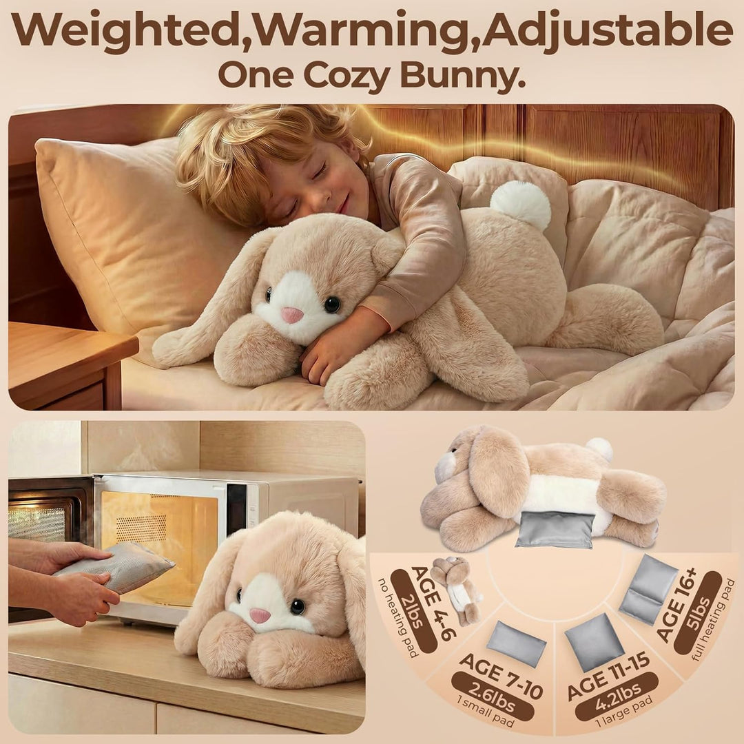 Mewaii Animales de peluche con peso para adultos y niños, de 2 a 5...