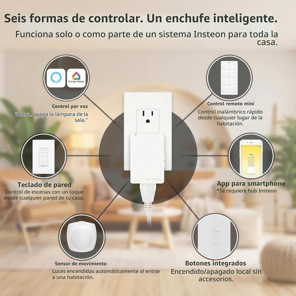 Lámpara Regulador de intensidad para lámpara módulo de doble banda Lamplinc 2457D2 Insteon, 2635-222