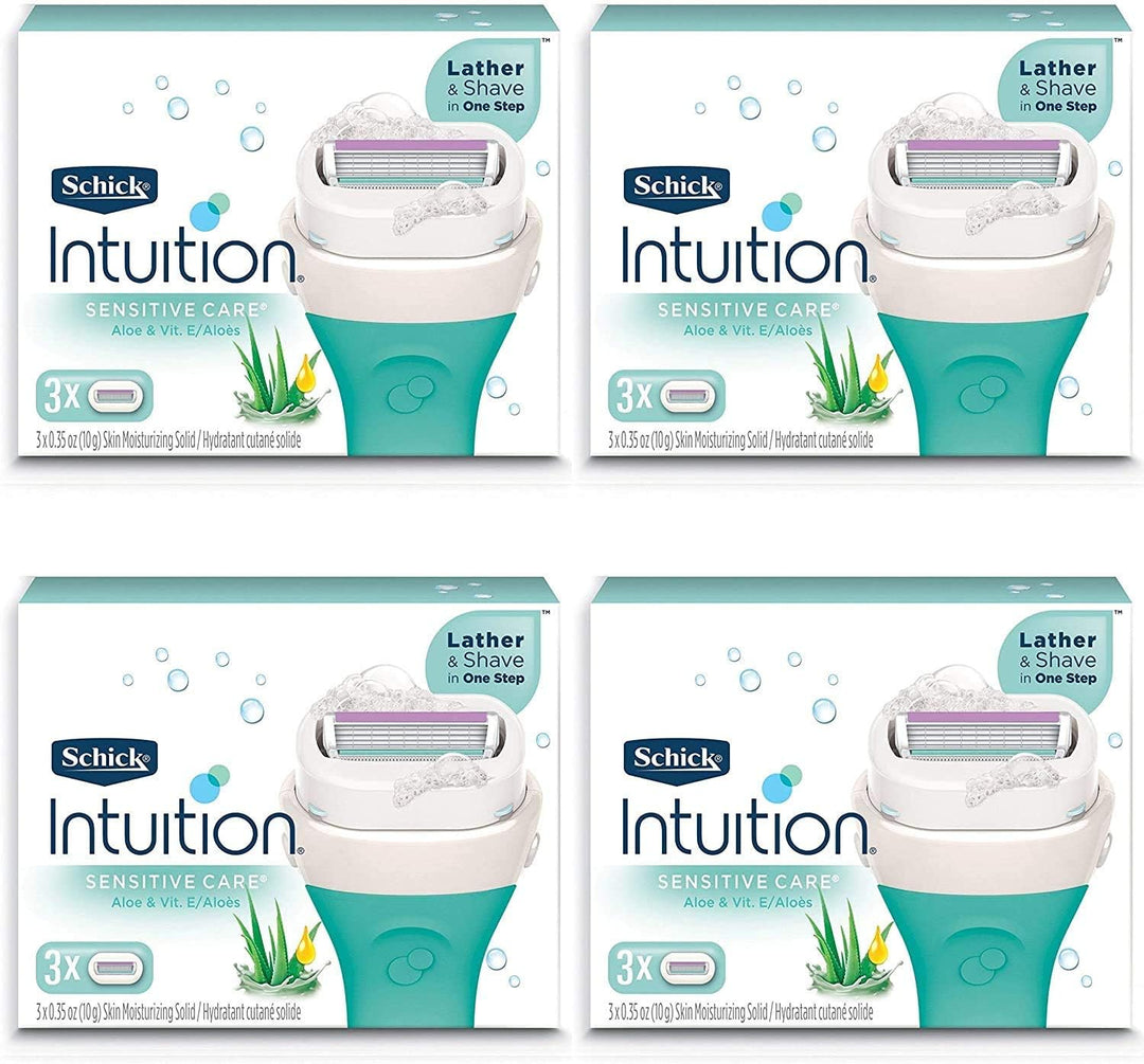 Schick Intuition Pure Nourishment - Repuesto de hoja de afeitar par...