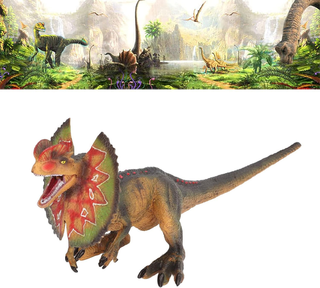 Aqur2020 Modelo de dilofosaurio figura de dinosaurio