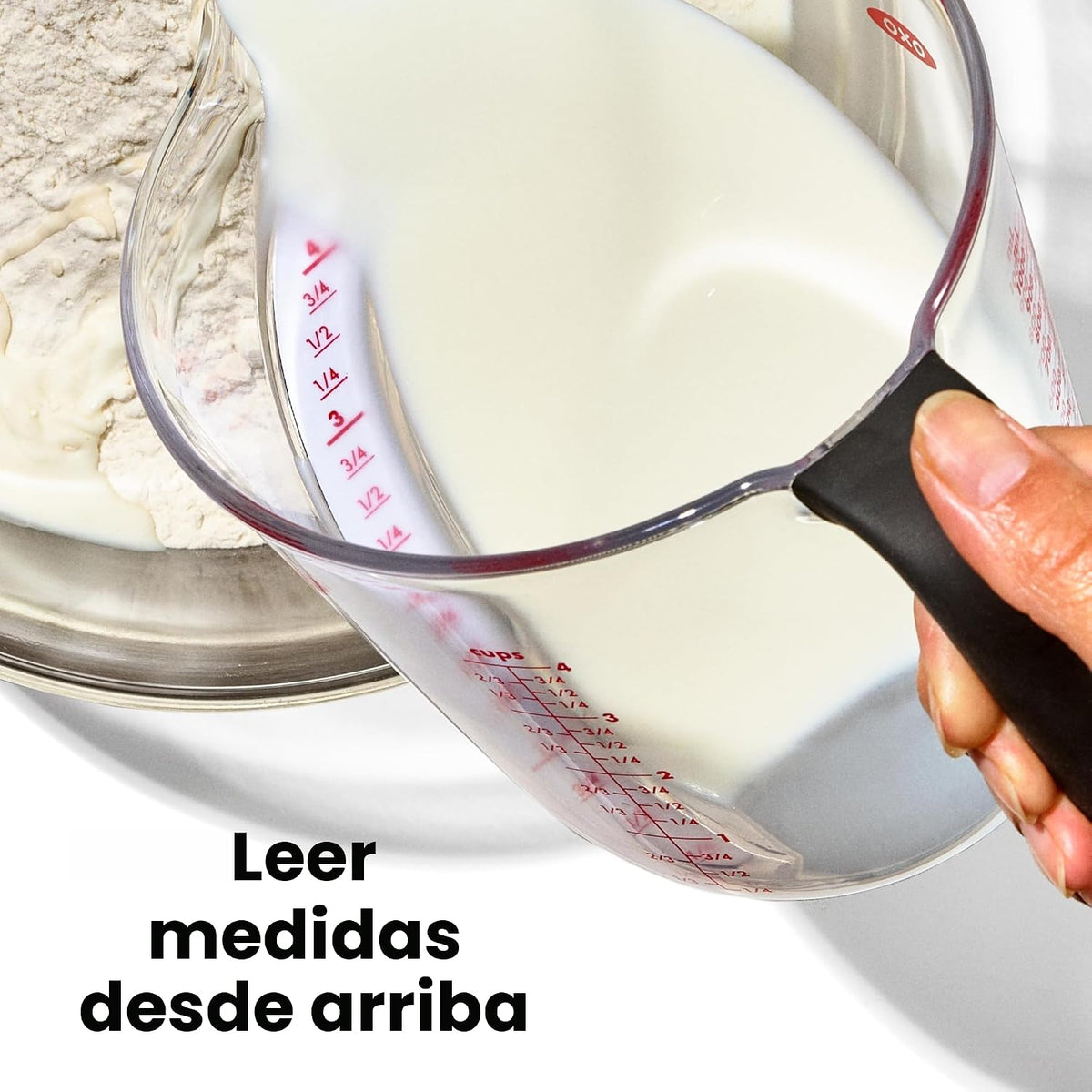 OXO Good Grips - Juego de tazas medidoras angulares (3 piezas)