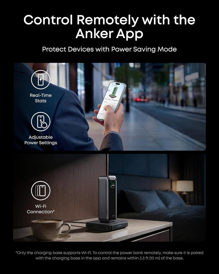 Anker Banco de energía Prime y base de carga, cargador portátil máx...