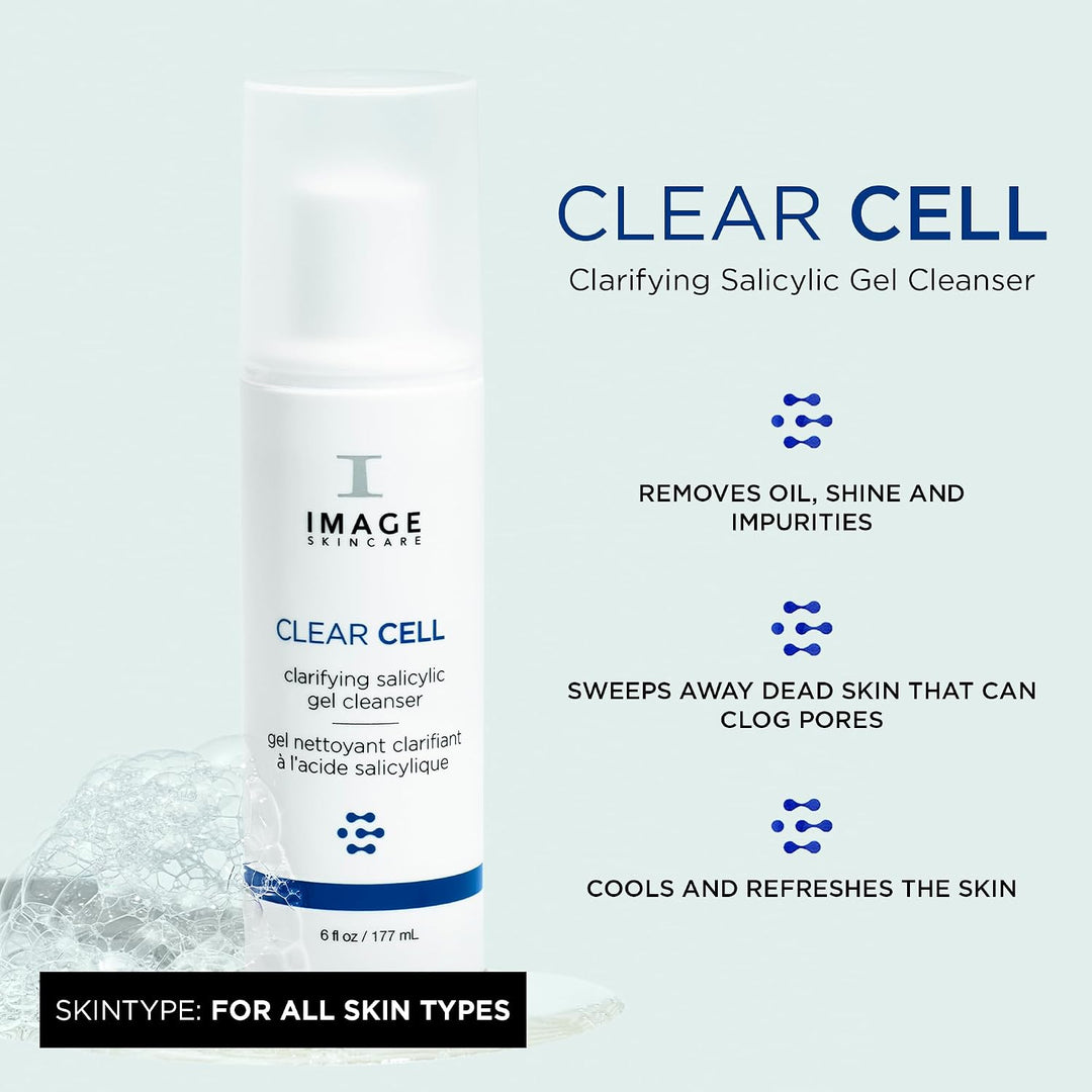 IMAGE Skincare, CLEAR CELL - Gel de limpieza salicílico, lavado fac...