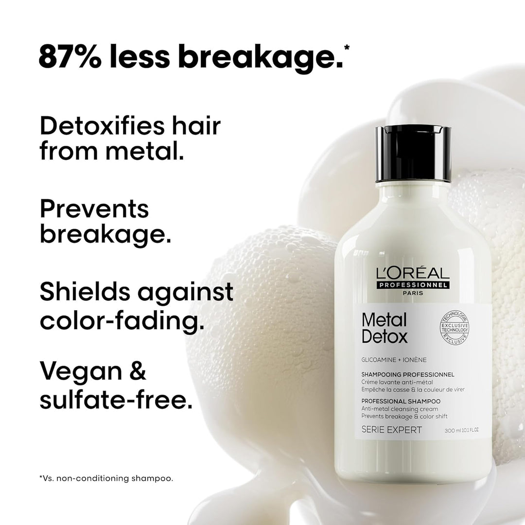 L'Oréal Professionnel Paris Metal Detox Shampoo - Sulfate-Free...