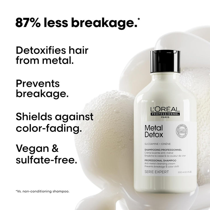 L'Oréal Professionnel Paris Metal Detox Shampoo - Sulfate-Free...