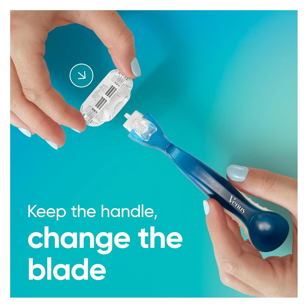Gillette Venus Smooth Razor para mujeres, incluye 1 mango de afeita...