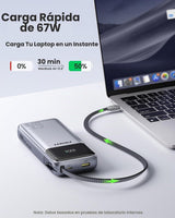 PISEN Banco de energía con certificación 3C - 20000mAh 67W CCC Powe...