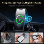 miracase Funda para iPhone 16e y iPhone 17e para MagSafe [con 2 protectores de pantalla de 9H + ] Protección superior de grado militar a prueba de golpes con terciopelo táctil para iPhone 16e/17e 6.1 pulgadas, negro mate