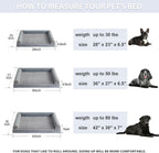 Cama ortopédica lavable para perros mayores para un sueño cómodo