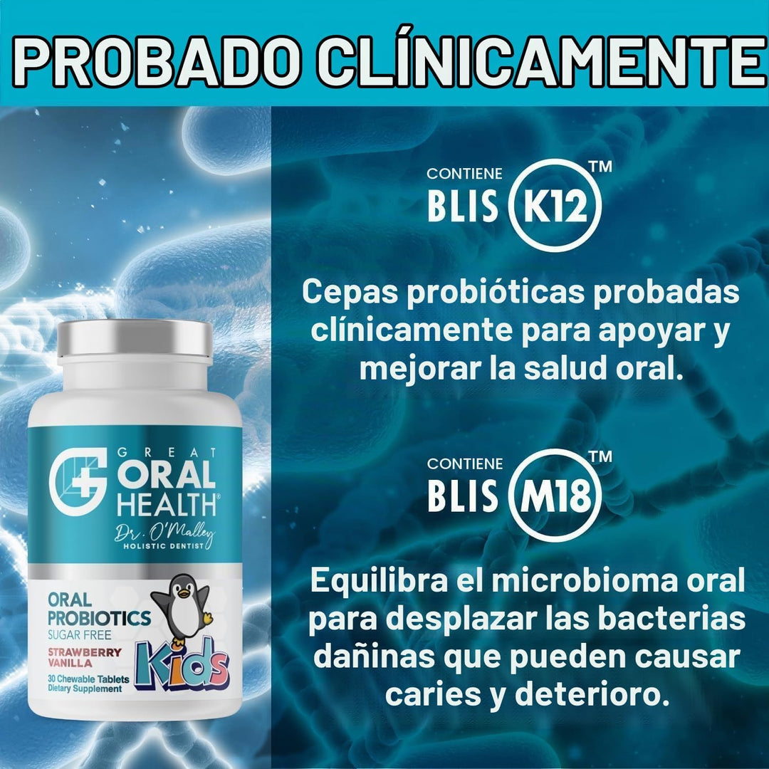 Probióticos orales para niños, probiótico para el cuidado bucal par...