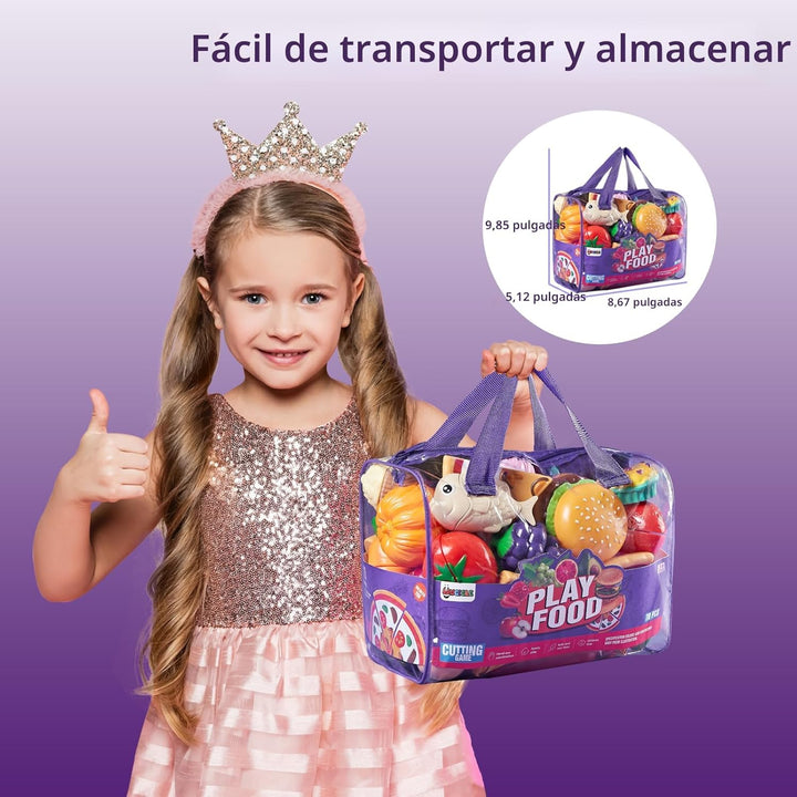 Comida de juego de simulación para la cocina de los niños