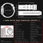 Correa de reloj de 0.866 in para Garmin Fenix 7 Fenix 6 Pro Solar Fenix 5 Correa de reloj de silicona de liberación rápida para Garmin Instinct 2 Solar Forerunner 965 955 945 epix 2 pro