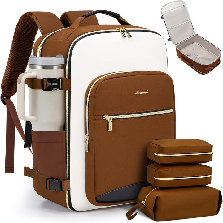 LOVEVOOK Mochila de viaje de 50 litros para mujeres y hombres, equi...