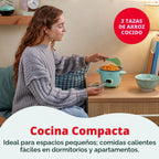 Dash Mini olla arrocera, olla antiadherente de cerámica extraíble de 2