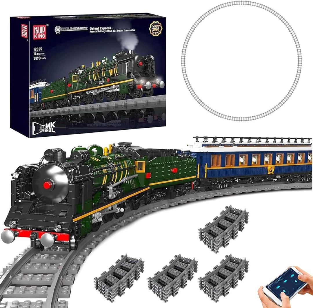 Mould King Orient Express - Kit de construcción de tren de