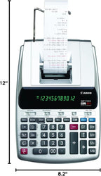 Canon MP11DX-2 - calculadora con impresora para escritorio con conversión de divisas, reloj y calendario