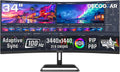 Deco Gear - Monitor WQHD de 34 pulgadas curvo Super UltraWide 3440...