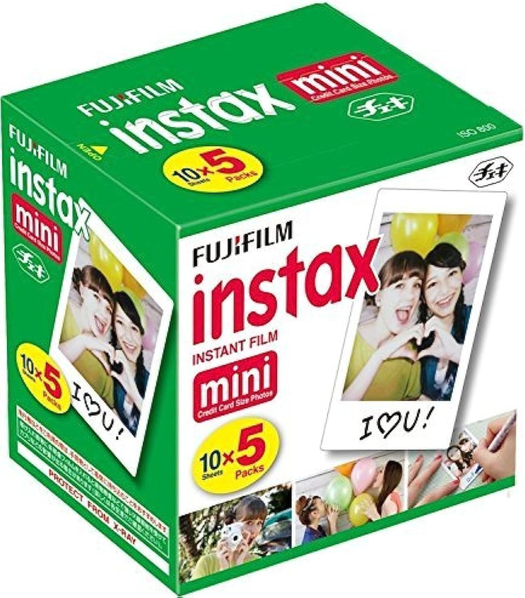 Fujifilm Película instantánea Instax Mini 10 hojas x 5