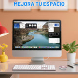 Combo de teclado y mouse inalámbricos, teclado y mouse de tamaño co...