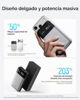 CUKTECH 15 Air Power Bank, Cargador Portátil delgado de 15,000mAh,...