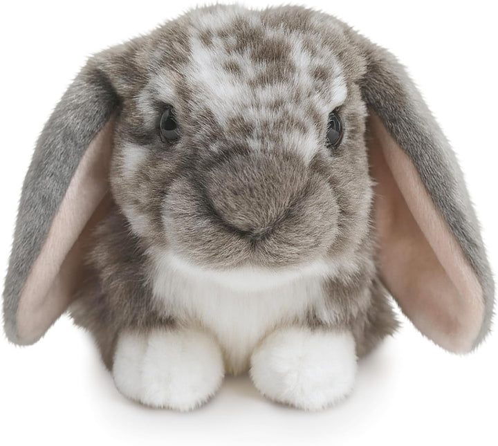 Living Nature Conejo gris holandés con orejas de Lop de peluche | C...