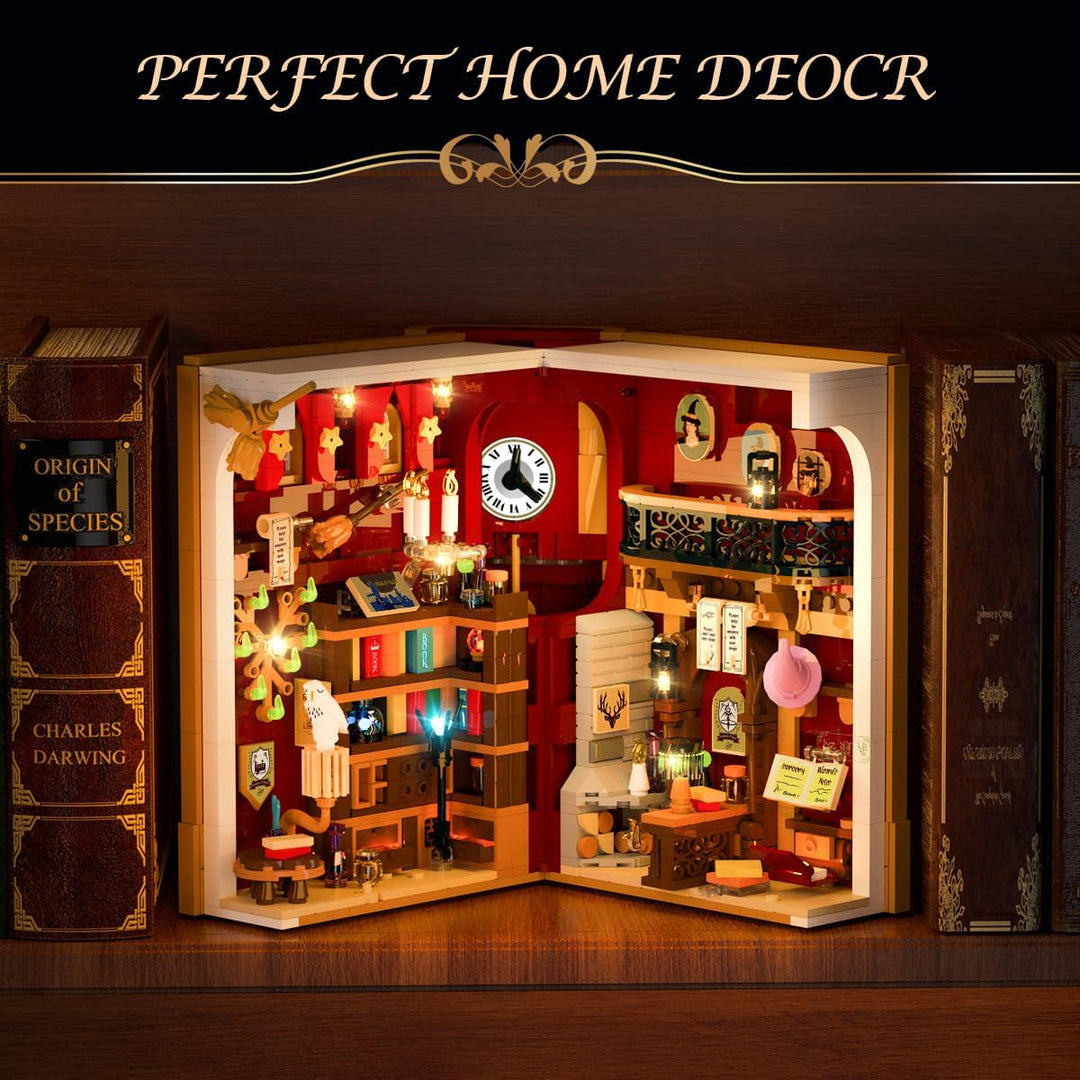 Juego de construcción Magic Booknook con luz LED 0142 in