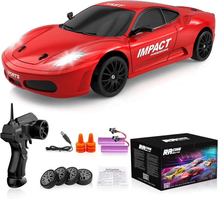 Auto de control remoto RC Drift Car 2.4GHz escala 1:24 4WD 15KM\/H...