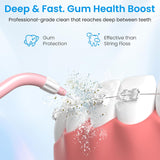 DUCARD Irrigador dental inalámbrico para dientes, boquilla en forma...