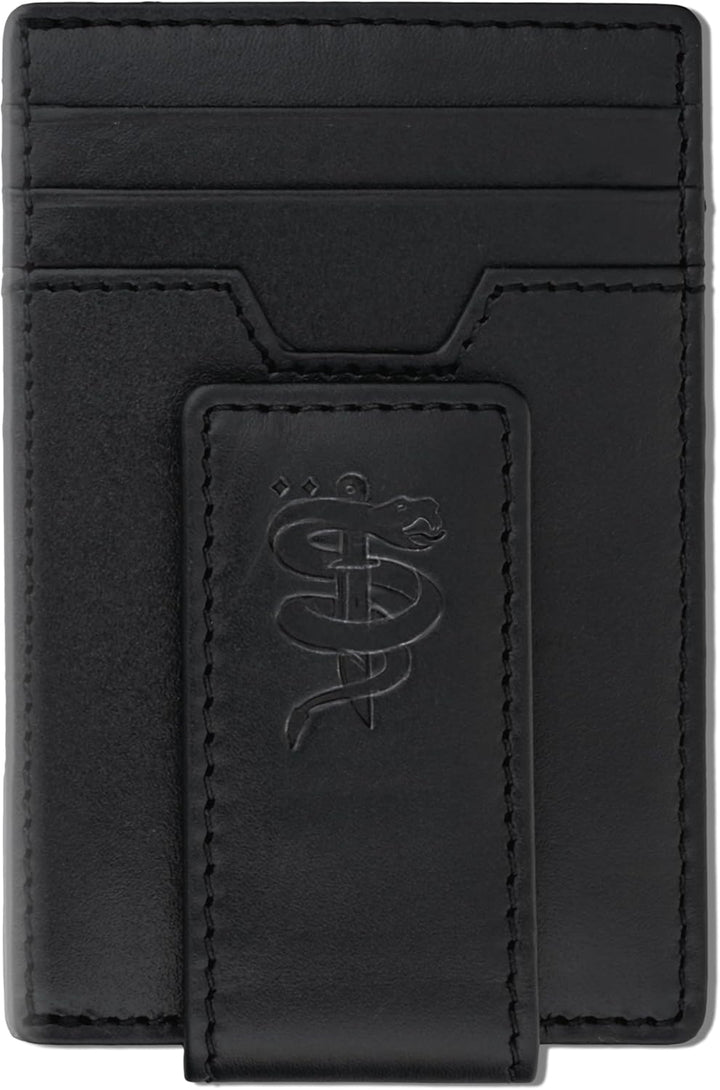 BULL GUARD Cartera magnética para hombre con clip para dinero, hech...