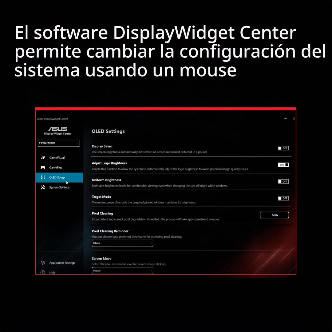 ASUS ROG Swift 27\u201D 1440P OLED DSC Monitor de juegos (PG27AQDM)...