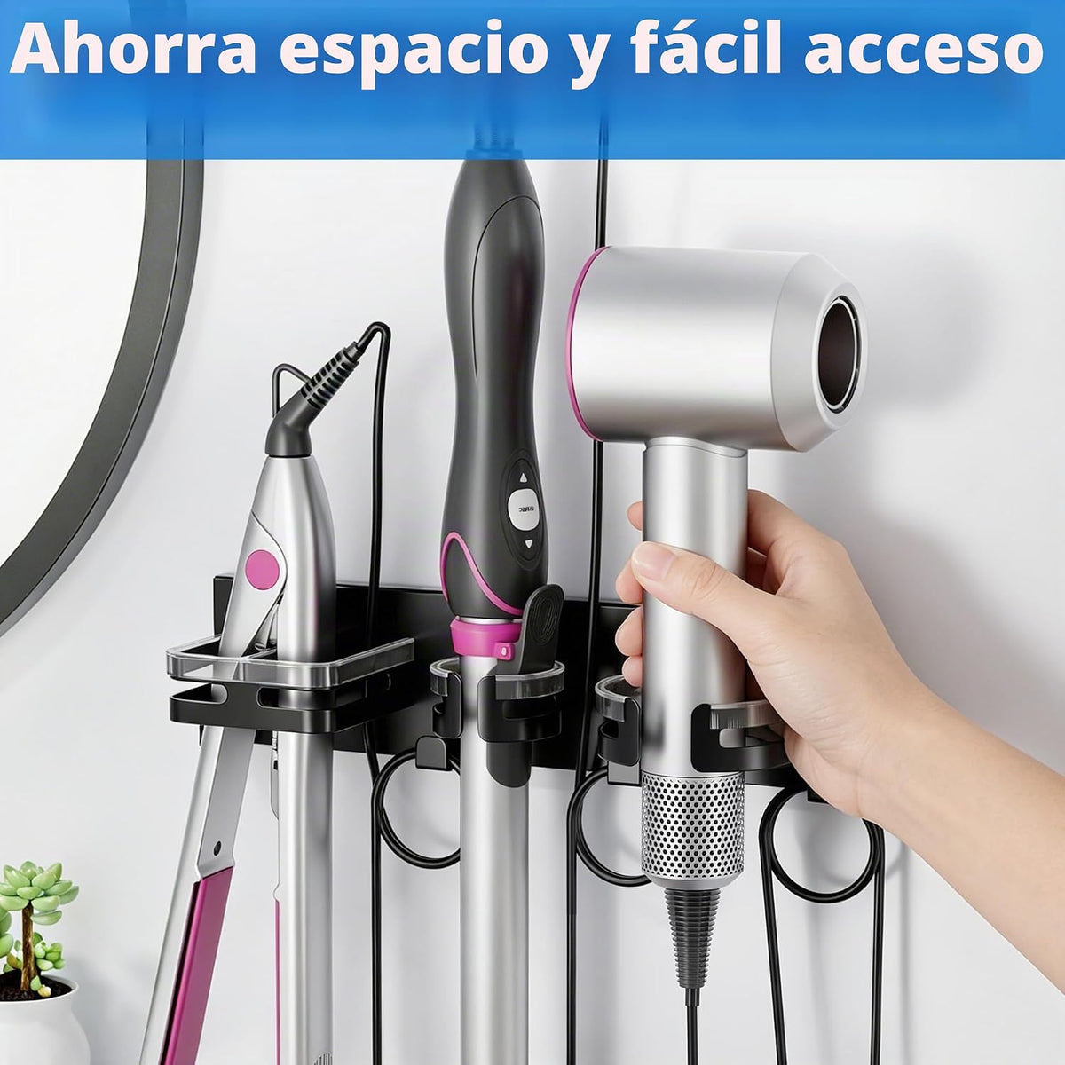 Organizador de herramientas para cabello caliente, soporte de
