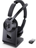 Auriculares inalámbricos con micrófono para el trabajo, auriculares