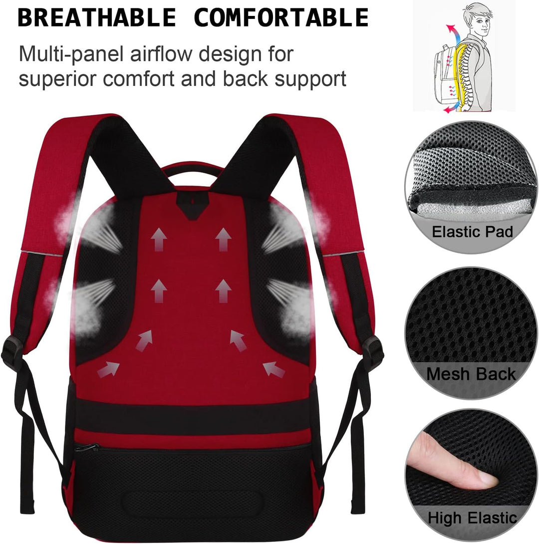 Mochila para computadora portátil, delgada, duradera e impermeable,...