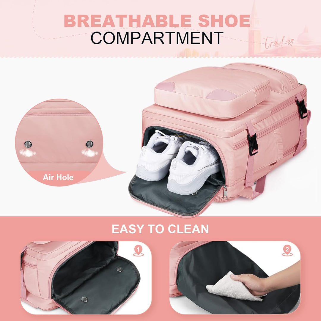 Mochila de viaje Maelstrom para mujeres y hombres, mochila para por...